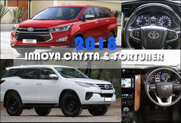 Facelift 2018 - Innova Crysta MPV and Fortuner SUV 