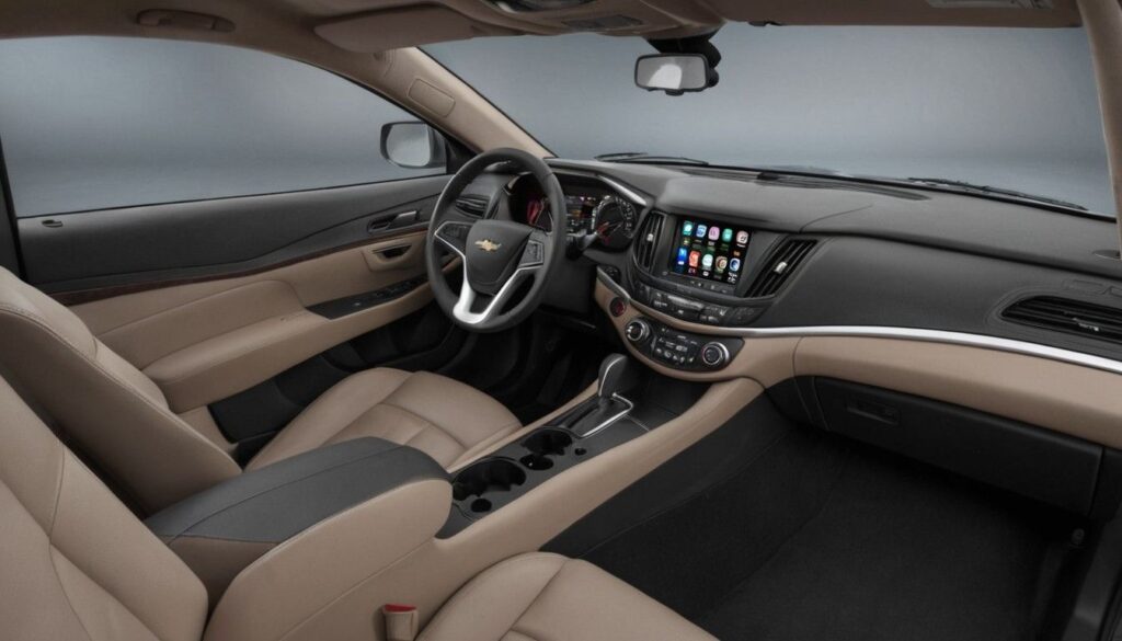 Dashboard adn Front Seats : 2022 Chevy Impala Interior